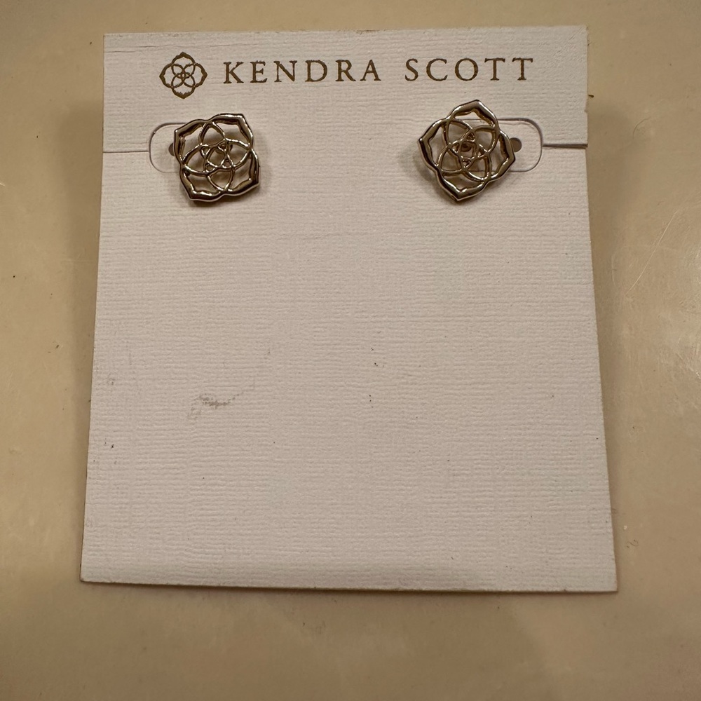 Kendra Scott Gold Dira Filigree Earrings